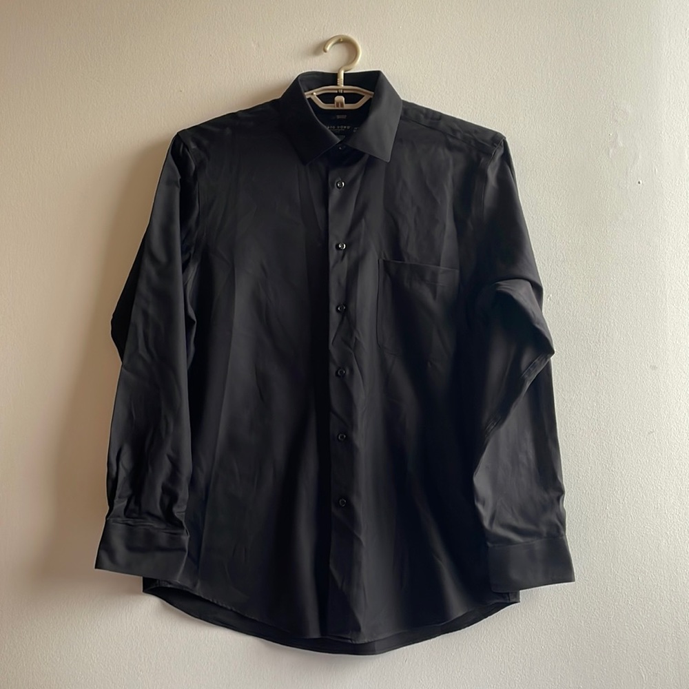 Black Dress Shirt 16.5 Pronto Uomo .
